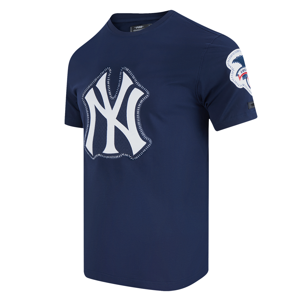MLB NEW YORK YANKEES DIY PICK STITCH MEN'S SINGLE JERSEY TOP (MIDNIGHT NAVY)