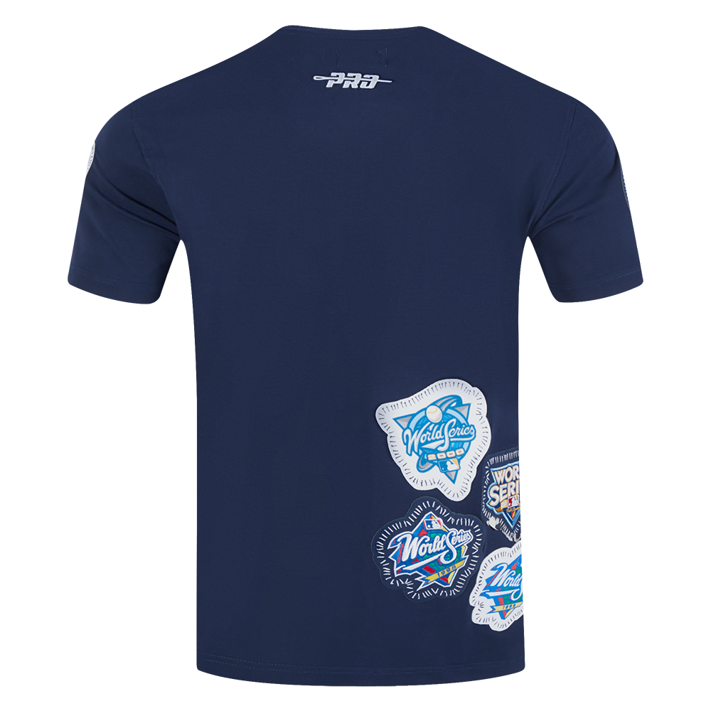 MLB NEW YORK YANKEES DIY PICK STITCH MEN'S SINGLE JERSEY TOP (MIDNIGHT NAVY)