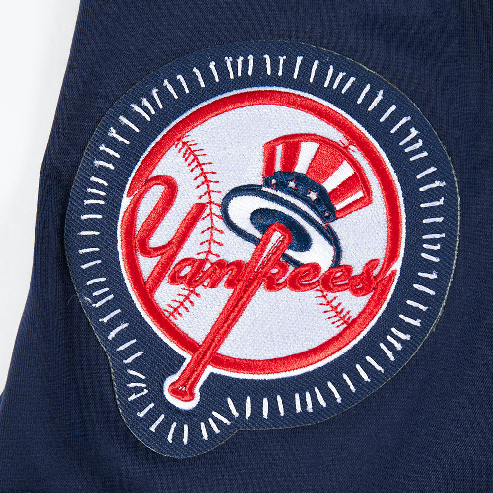 MLB NEW YORK YANKEES DIY PICK STITCH MEN'S SINGLE JERSEY TOP (MIDNIGHT NAVY)