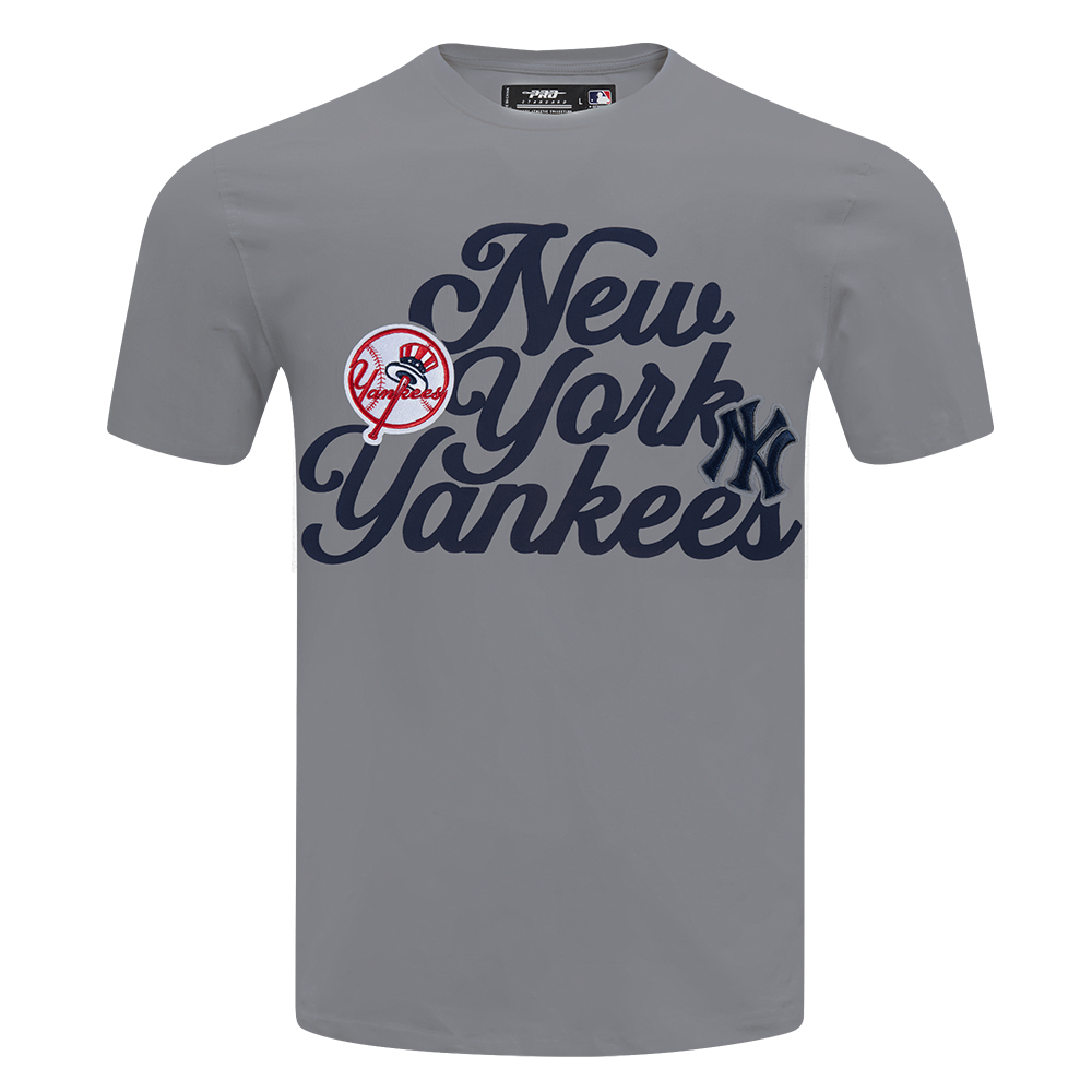 MLB NEW YORK YANKEES SOUVENIR HAUT EN JERSEY SIMPLE POUR HOMME (GRIS)