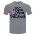 MLB NEW YORK YANKEES SOUVENIR HAUT EN JERSEY SIMPLE POUR HOMME (GRIS)