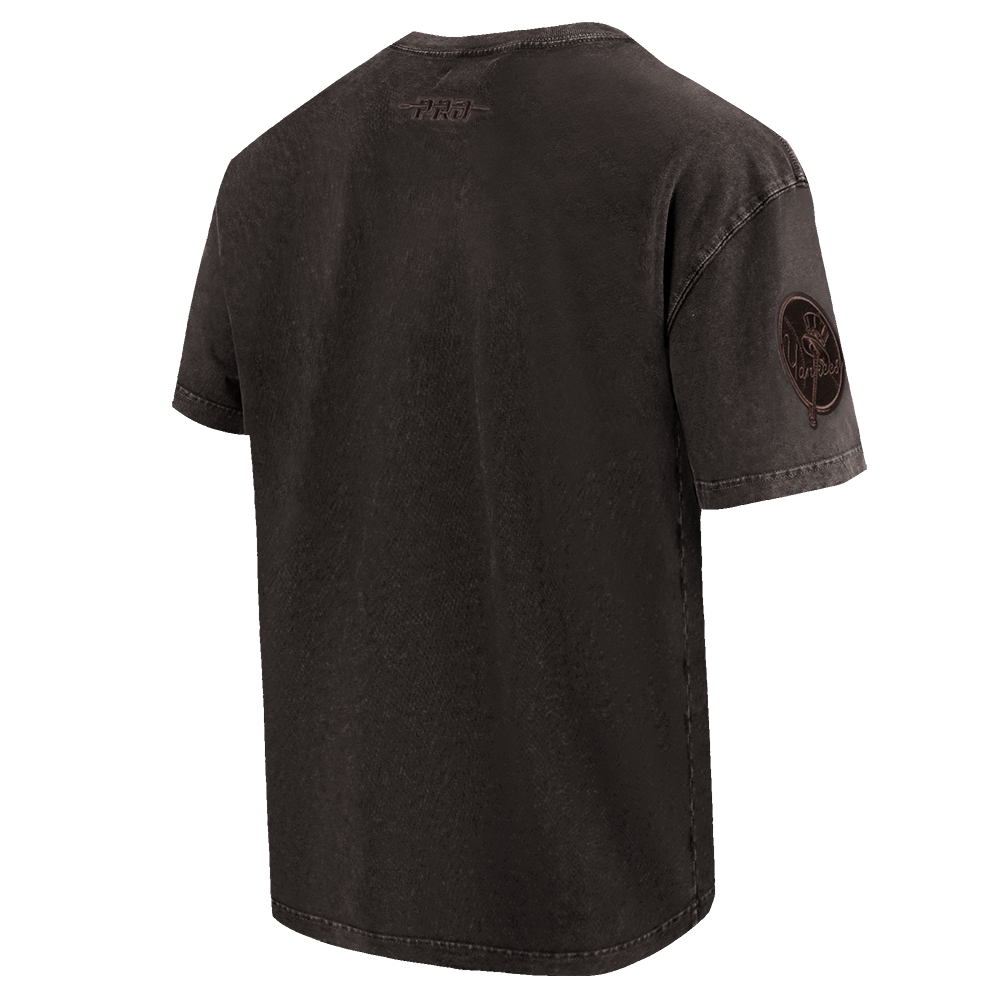 MLB NEW YORK YANKEES WASHED CLASSIC MEN'S S/S TEE (WASHED BROWN)