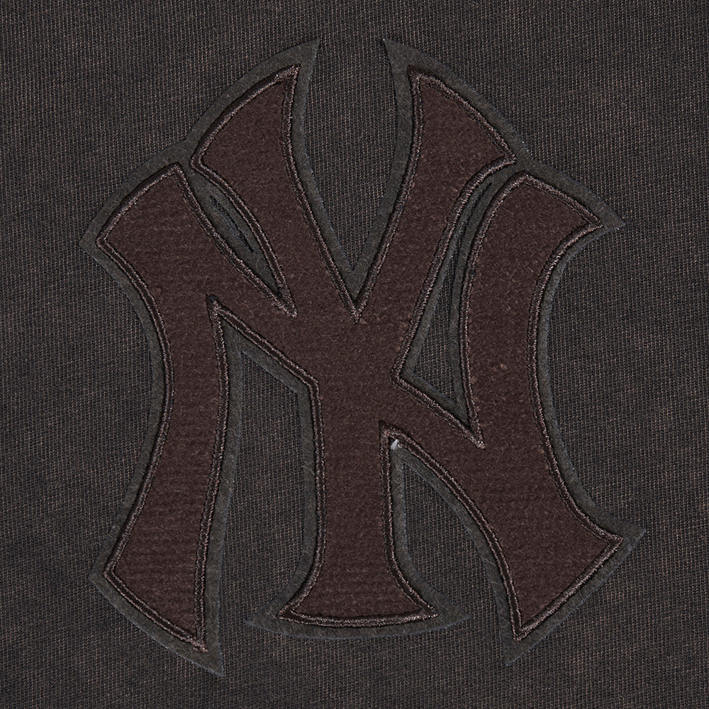MLB NEW YORK YANKEES WASHED CLASSIC MEN'S S/S TEE (WASHED BROWN)