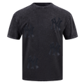MLB NEW YORK YANKEES WASHED VANGUARD T-SHIRT À MANCHES COURTES POUR HOMME (NOIR DÉLAVÉ)