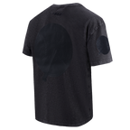 MLB NEW YORK YANKEES WASHED VANGUARD T-SHIRT À MANCHES COURTES POUR HOMME (NOIR DÉLAVÉ)