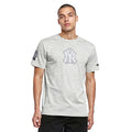 MLB NEW YORK YANKEES REBEL ATHLETICS HAUT EN JERSEY SIMPLE POUR HOMME (GRIS CHINÉ)
