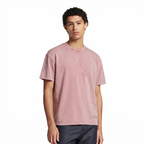 MLB NEW YORK YANKEES WASHED CLASSIC T-SHIRT À MANCHES COURTES POUR HOMME (MAUVE DÉLAVÉ)