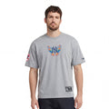 MLB NEW YORK YANKEES PARADISE HAUT À MANCHES COURTES POUR HOMME (GRIS CHINÉ FONCÉ)