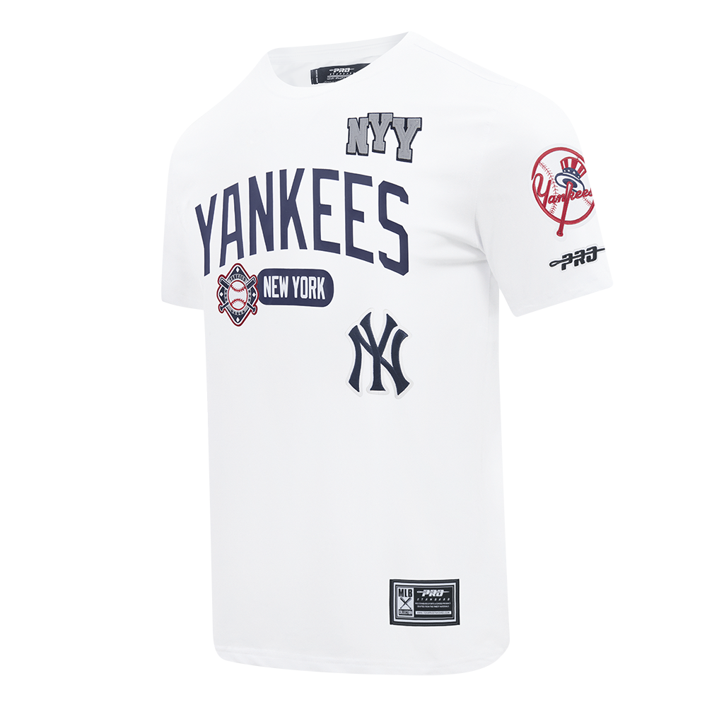 MLB NEW YORK YANKEES LETTERMAN MEN'S S/S TOP (WHITE)