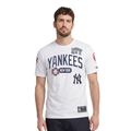 MLB NEW YORK YANKEES LETTERMAN MEN'S S/S TOP (WHITE)