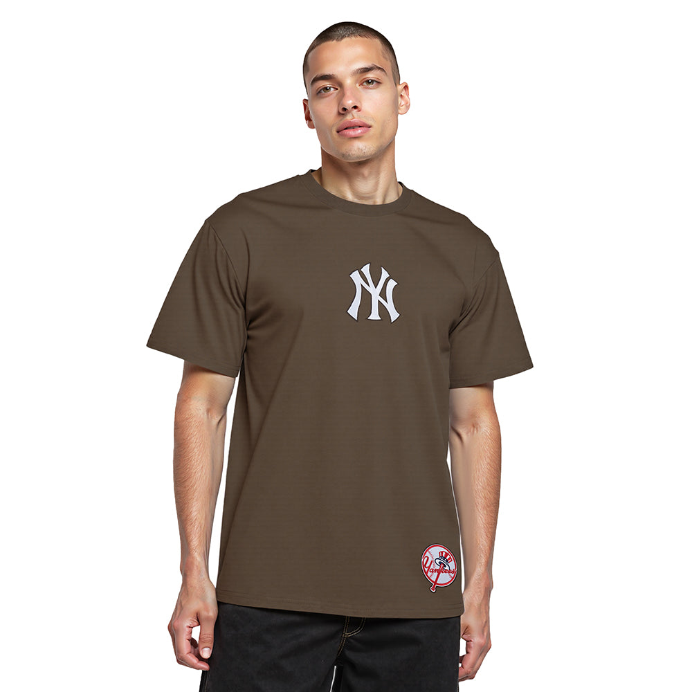 MLB NEW YORK YANKEES WINGSPAN MEN'S CJ DROP SHOULDER TOP V2 (BROWN)