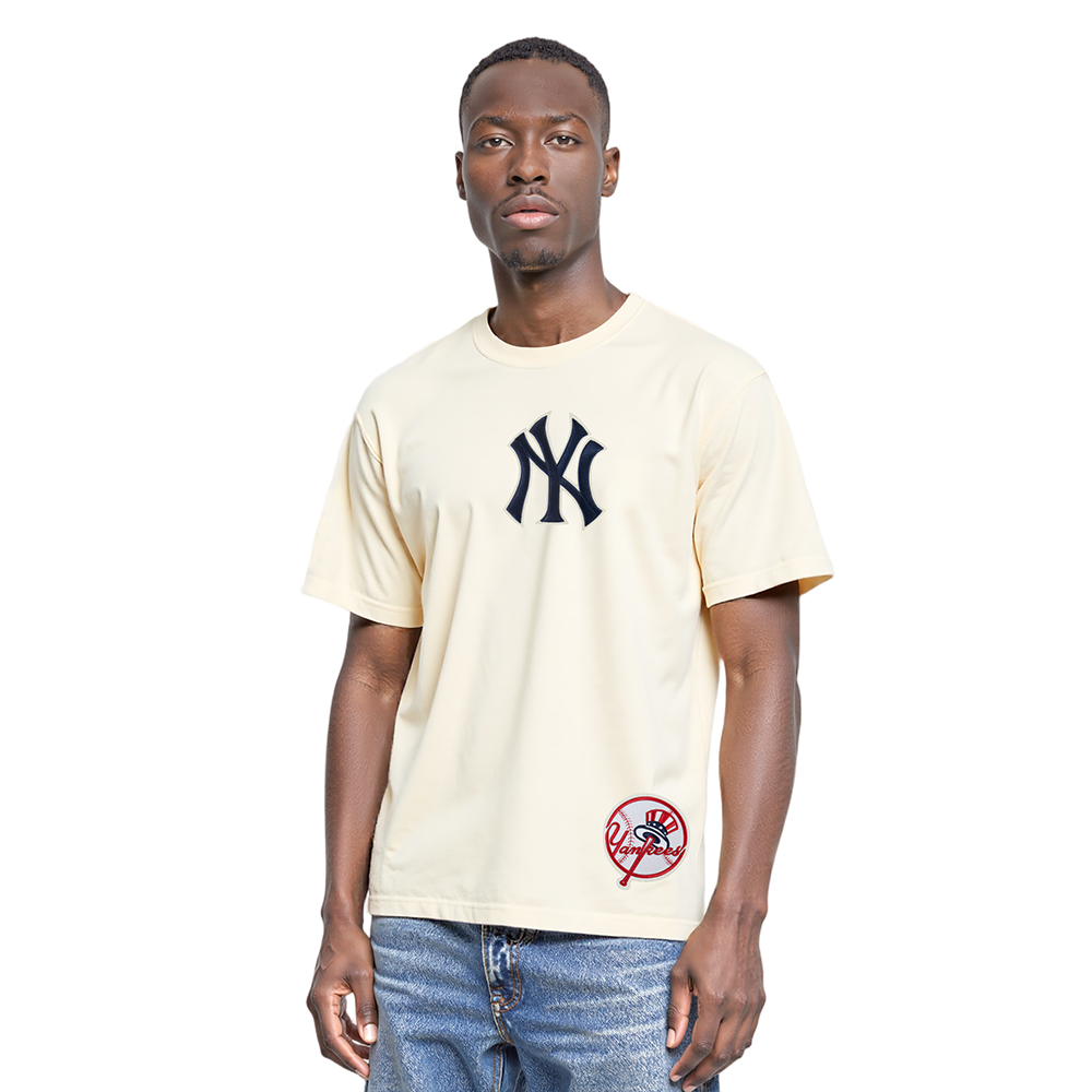 MLB NEW YORK YANKEES WINGSPAN MEN'S CJ DROP SHOULDER TOP V2 (EGGSHELL)