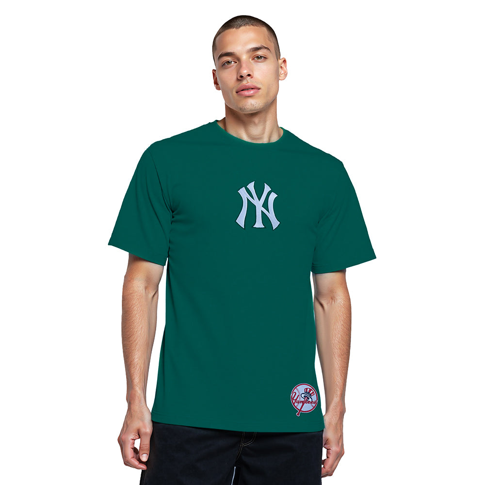 MLB NEW YORK YANKEES WINGSPAN MEN'S CJ DROP SHOULDER TOP V2 (FOREST GREEN)