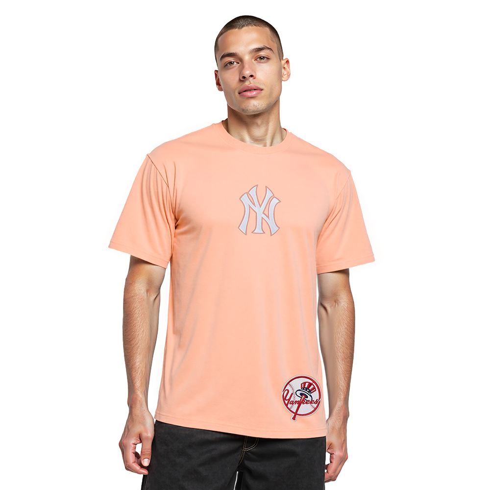 MLB NEW YORK YANKEES WINGSPAN MEN'S CJ DROP SHOULDER TOP V2 (GUAVA)