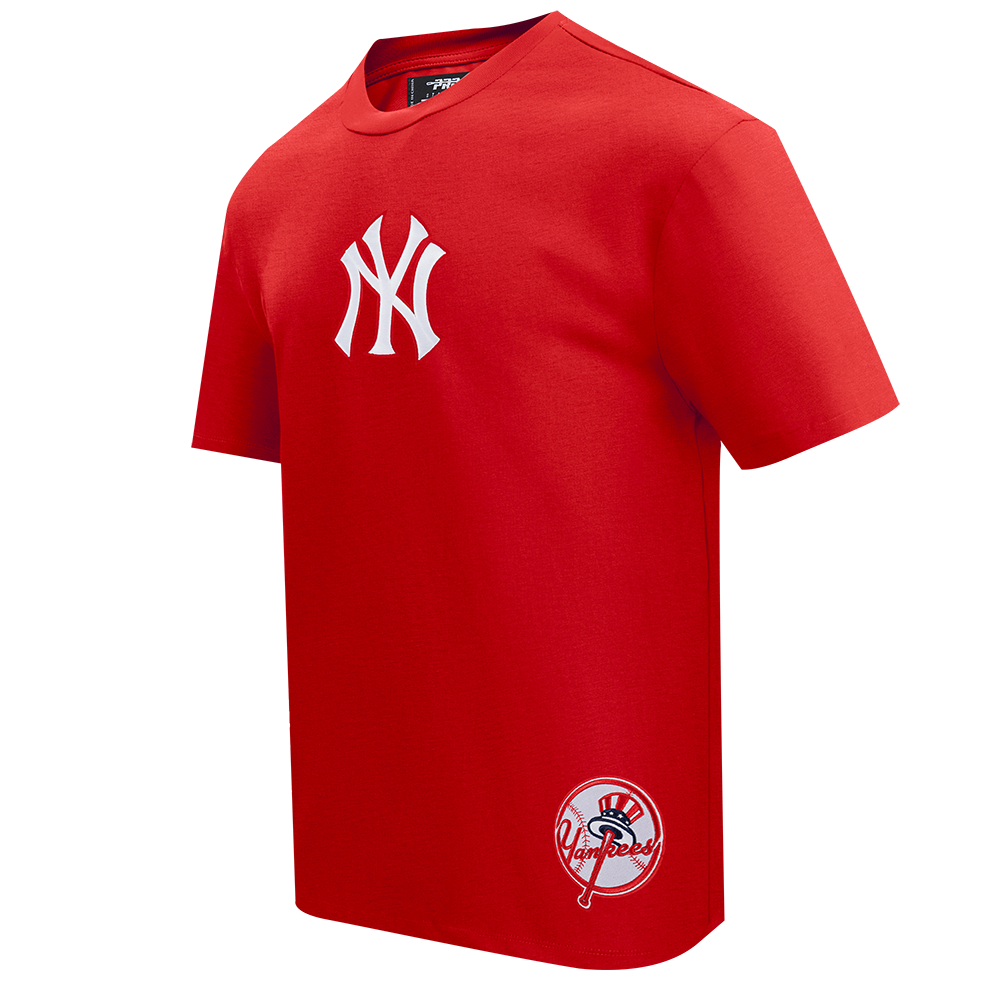 MLB NEW YORK YANKEES WINGSPAN MEN'S CJ DROP SHOULDER TOP V2 (RED)