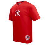 MLB NEW YORK YANKEES WINGSPAN MEN'S CJ DROP SHOULDER TOP V2 (RED)