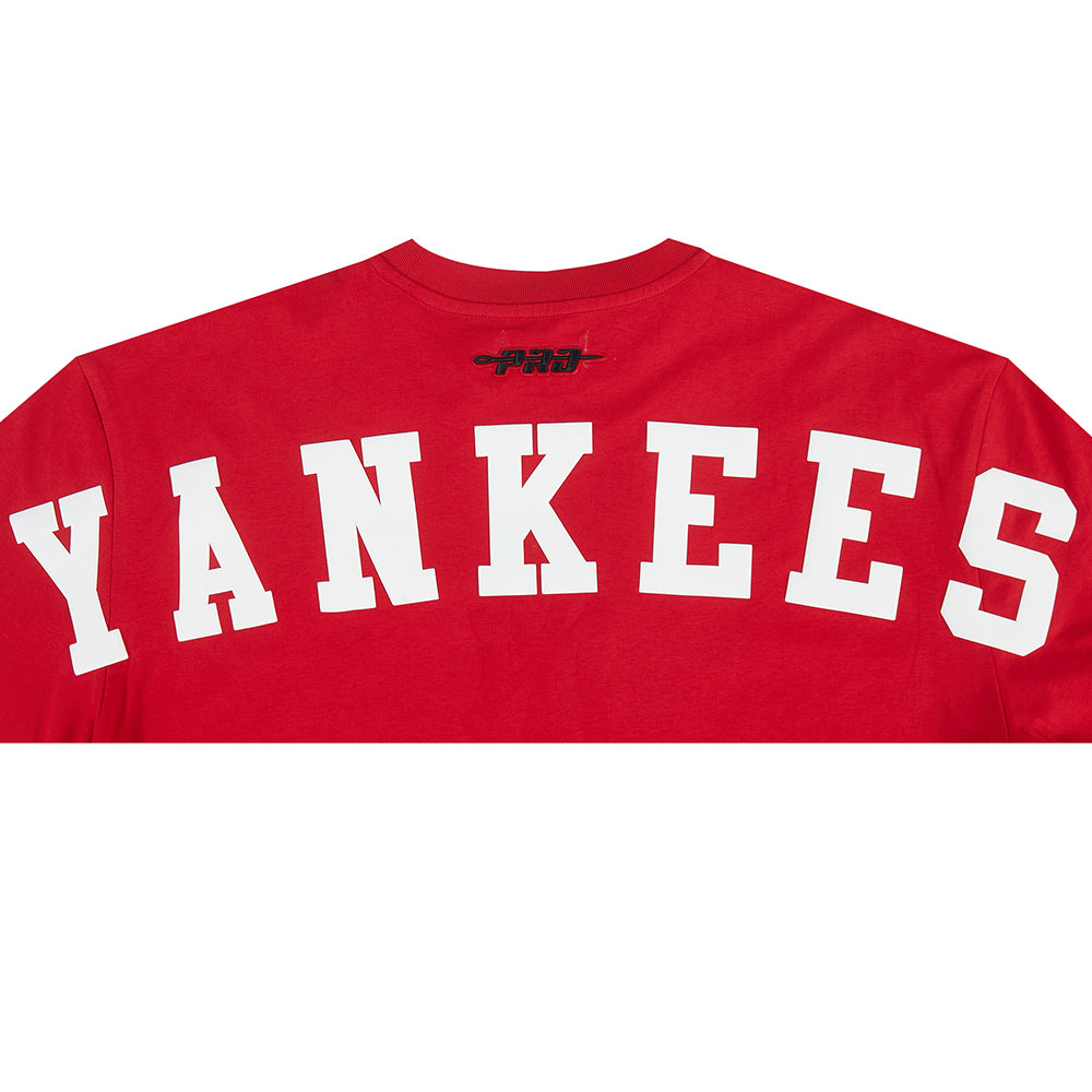 MLB NEW YORK YANKEES WINGSPAN MEN'S CJ DROP SHOULDER TOP V2 (RED)
