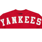 MLB NEW YORK YANKEES WINGSPAN MEN'S CJ DROP SHOULDER TOP V2 (RED)