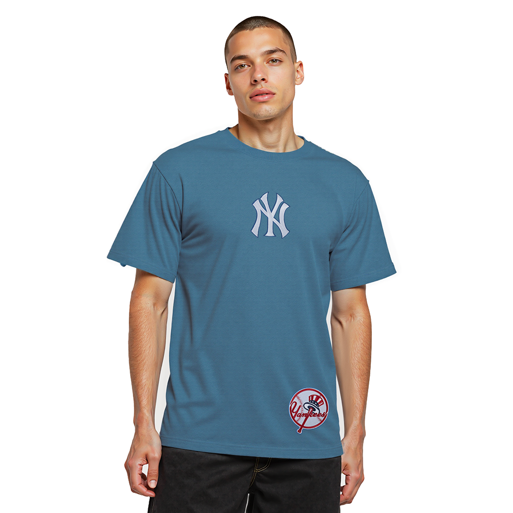 MLB NEW YORK YANKEES WINGSPAN MEN'S CJ DROP SHOULDER TOP V2 (STOPL BLUE)