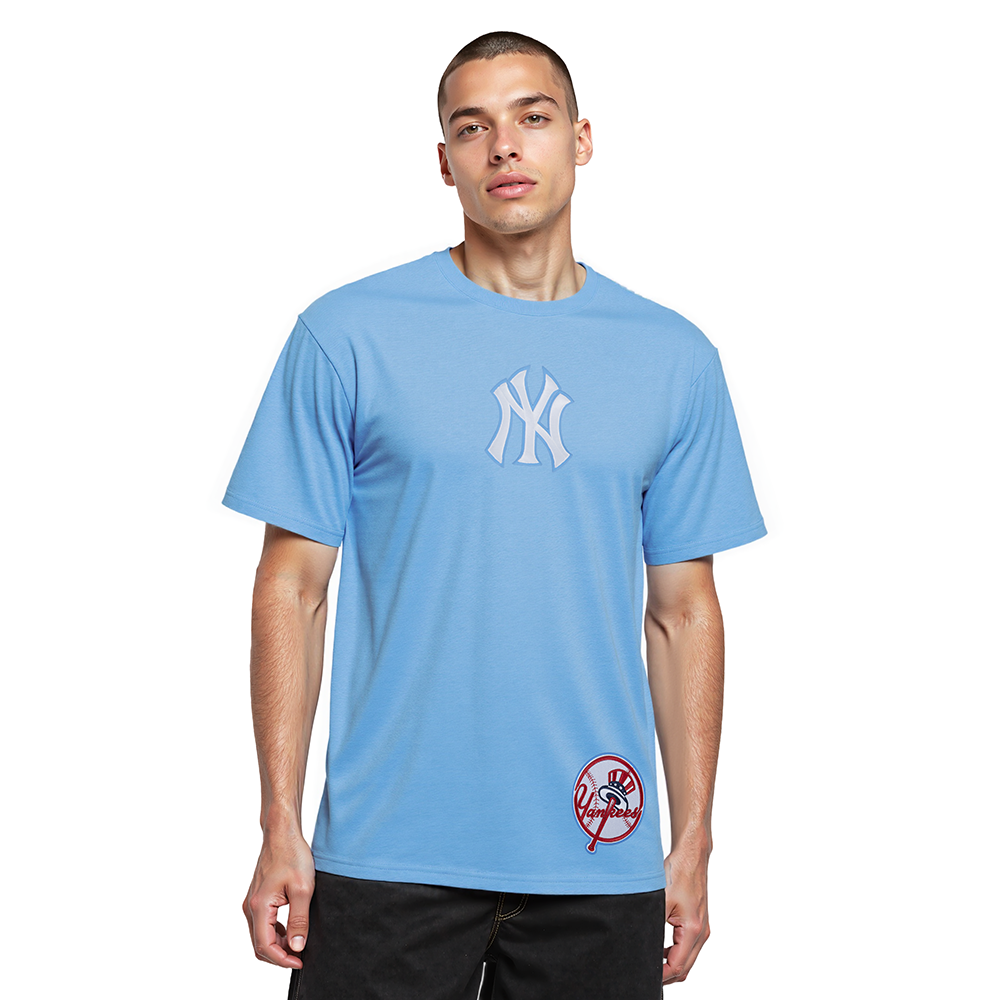 MLB NEW YORK YANKEES WINGSPAN MEN'S CJ DROP SHOULDER TOP V2 (UNIVERSITY BLUE)