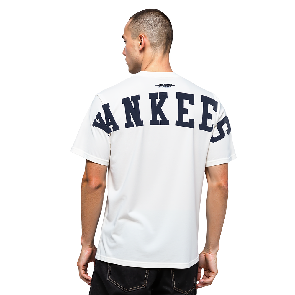 MLB NEW YORK YANKEES WINGSPAN MEN'S CJ DROP SHOULDER TOP V2 (WHITE)