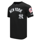 MLB NEW YORK YANKEES CLASSIC CHENILLE HAUT EN JERSEY SIMPLE POUR HOMME (NOIR)