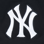 MLB NEW YORK YANKEES CLASSIC CHENILLE HAUT EN JERSEY SIMPLE POUR HOMME (NOIR)