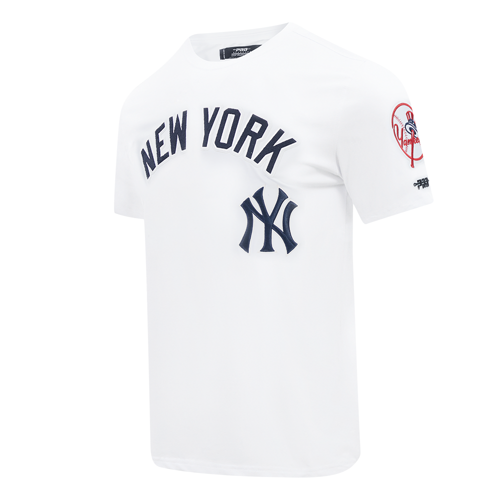 MLB NEW YORK YANKEES CLASSIC CHENILLE HAUT EN JERSEY SIMPLE POUR HOMME (BLANC)
