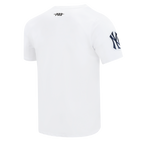 MLB NEW YORK YANKEES CLASSIC CHENILLE HAUT EN JERSEY SIMPLE POUR HOMME (BLANC)