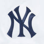 MLB NEW YORK YANKEES CLASSIC CHENILLE HAUT EN JERSEY SIMPLE POUR HOMME (BLANC)
