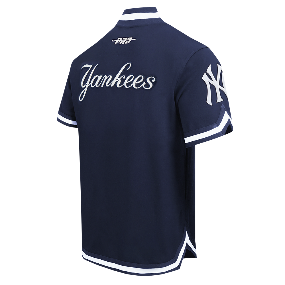 MLB NEW YORK YANKEES CLASSIC CHENILLE HAUT POUR HOMME (MARINE MINUIT)