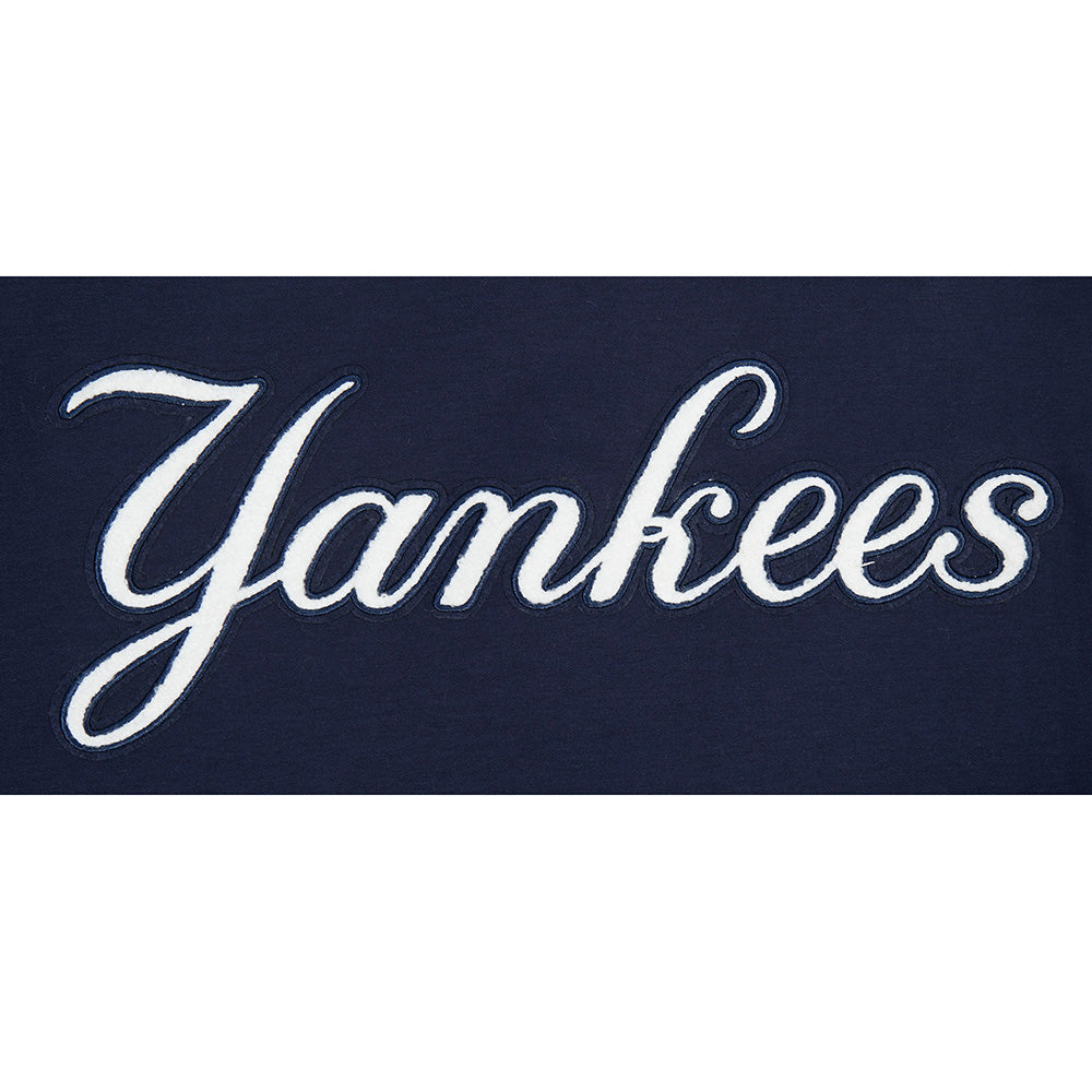 MLB NEW YORK YANKEES CLASSIC CHENILLE HAUT POUR HOMME (MARINE MINUIT)