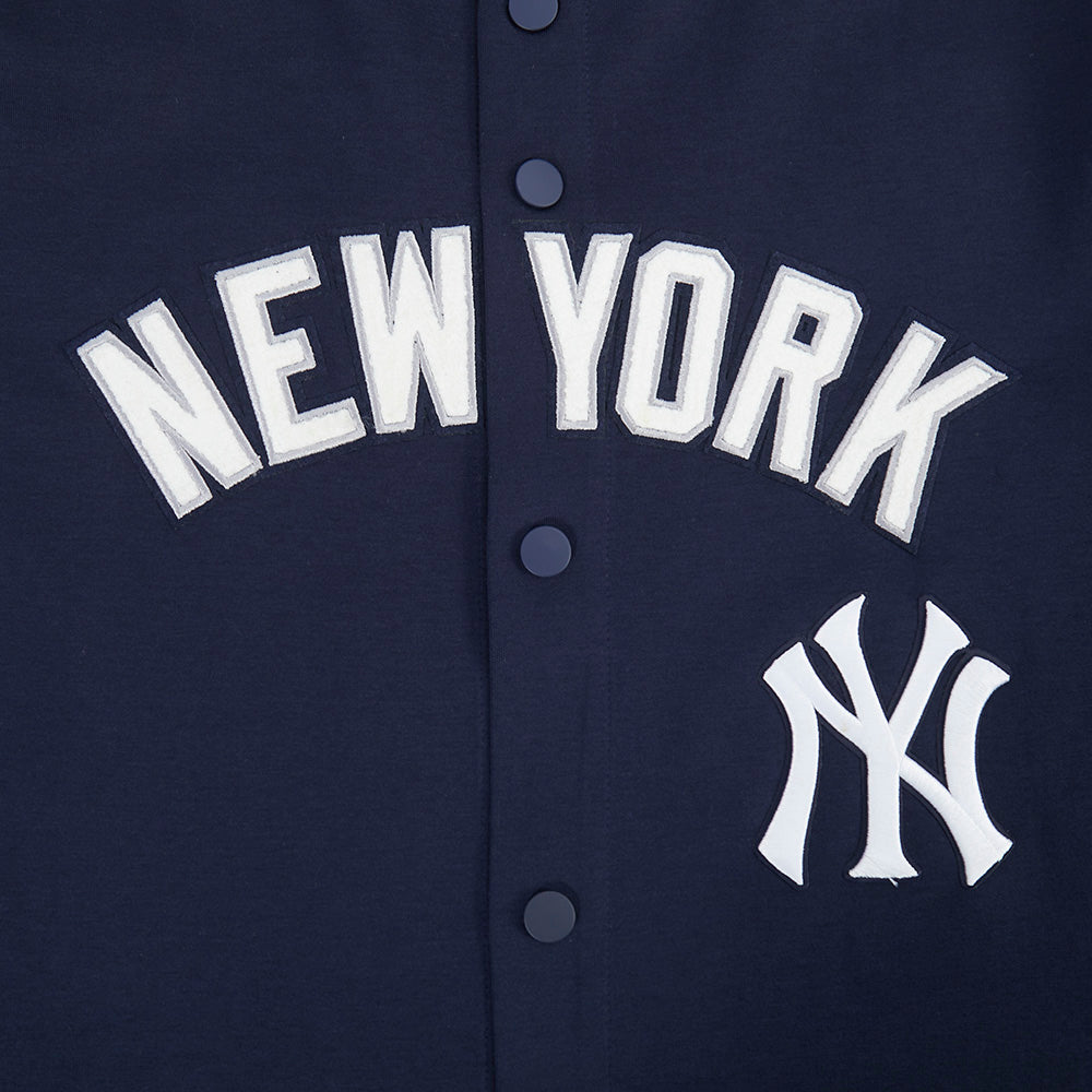 MLB NEW YORK YANKEES CLASSIC CHENILLE HAUT POUR HOMME (MARINE MINUIT)