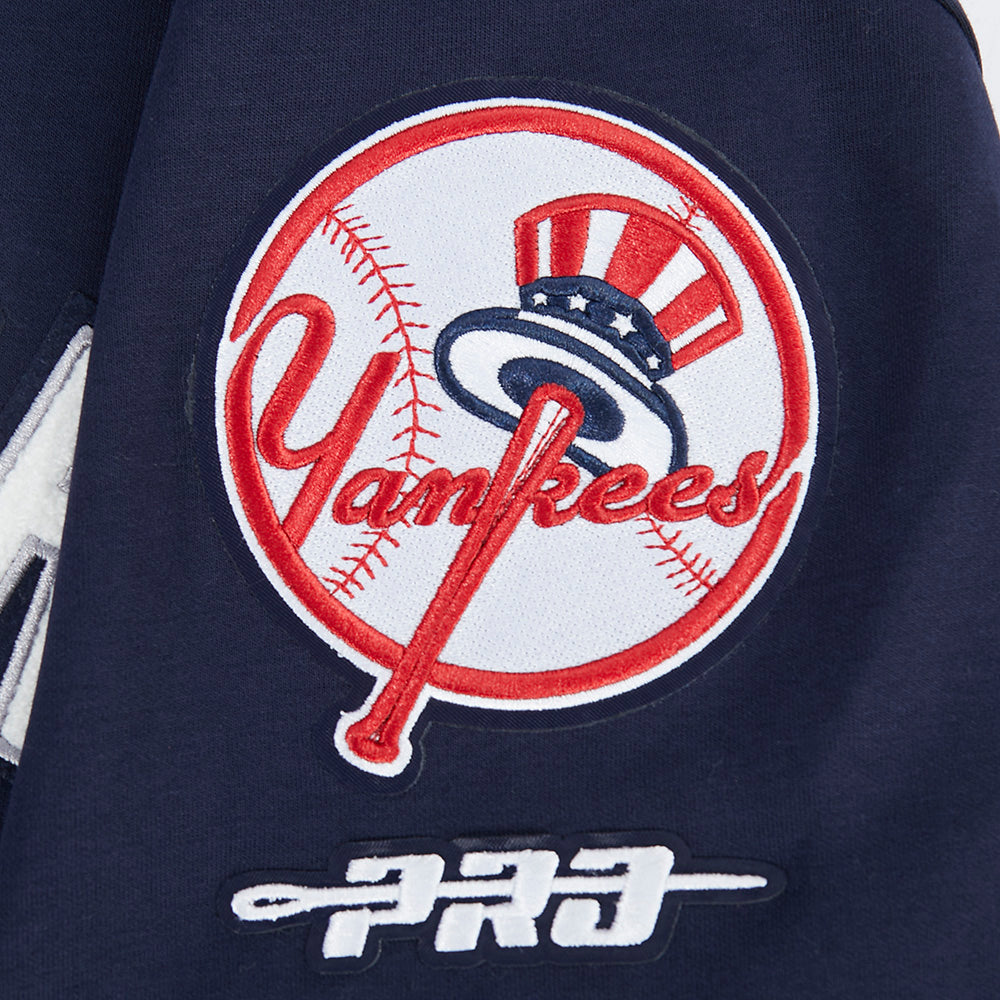 MLB NEW YORK YANKEES CLASSIC CHENILLE HAUT POUR HOMME (MARINE MINUIT)