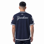 MLB NEW YORK YANKEES CLASSIC CHENILLE HAUT POUR HOMME (MARINE MINUIT)