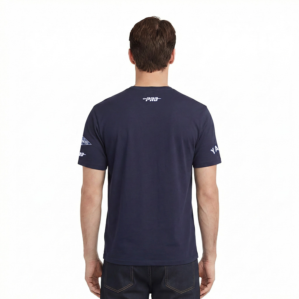 MLB NEW YORK YANKEES RETRO CLASSICS HAUT EN JERSEY SIMPLE POUR HOMME (MARINE MINUIT)