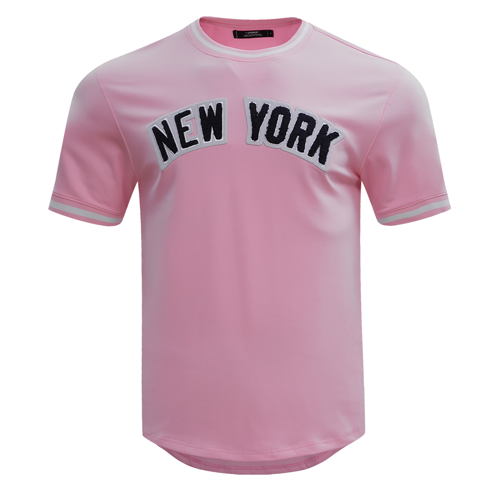 MLB NEW YORK YANKEES CLASSIC CHENILLE HAUT POUR HOMME (ROSE)