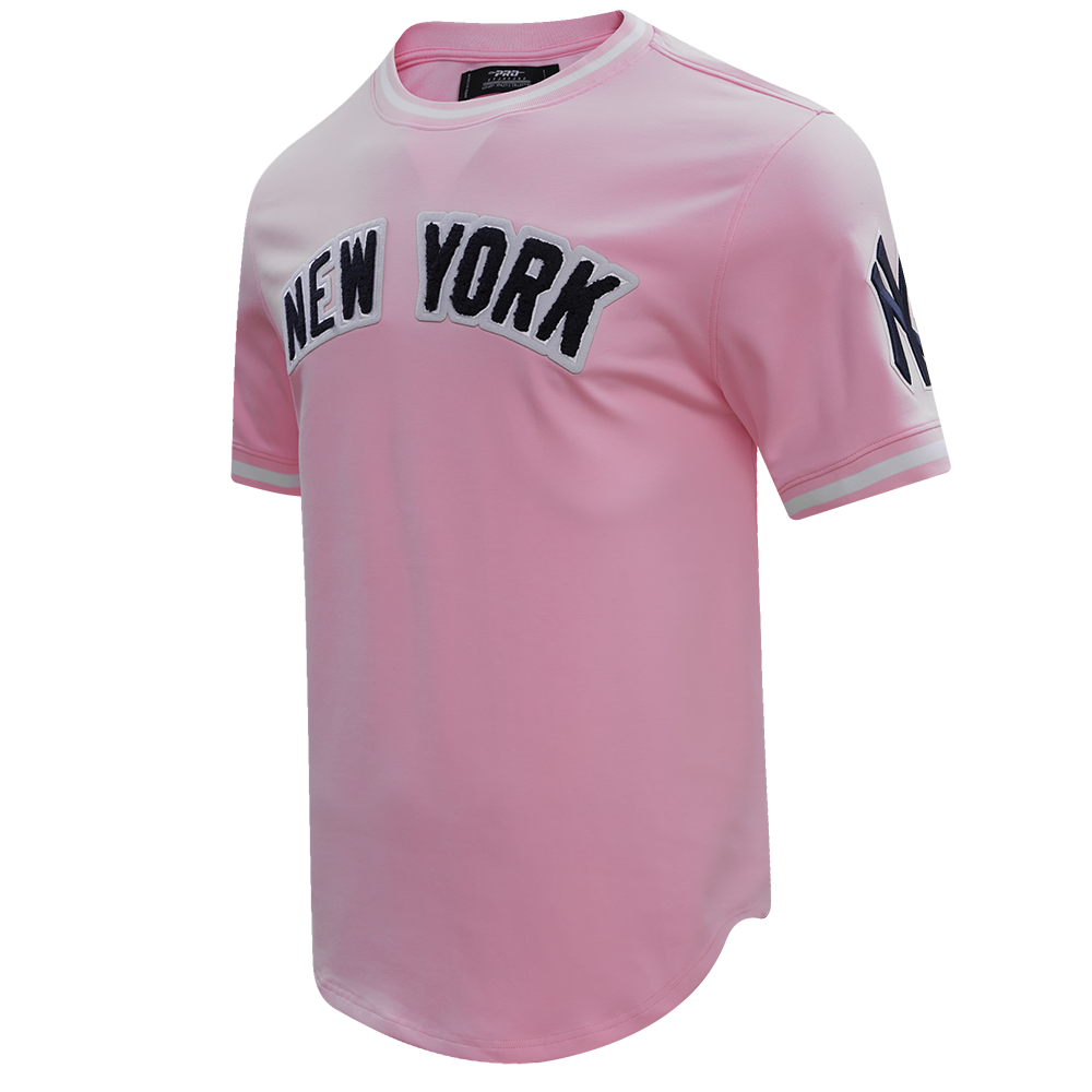 MLB NEW YORK YANKEES CLASSIC CHENILLE HAUT POUR HOMME (ROSE)