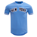 MLB NEW YORK YANKEES CLASSIC CHENILLE HAUT POUR HOMME (BLEU UNIVERSITÉ)