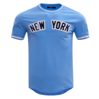 MLB NEW YORK YANKEES CLASSIC CHENILLE HAUT POUR HOMME (BLEU UNIVERSITÉ)