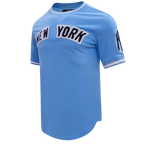 MLB NEW YORK YANKEES CLASSIC CHENILLE HAUT POUR HOMME (BLEU UNIVERSITÉ)