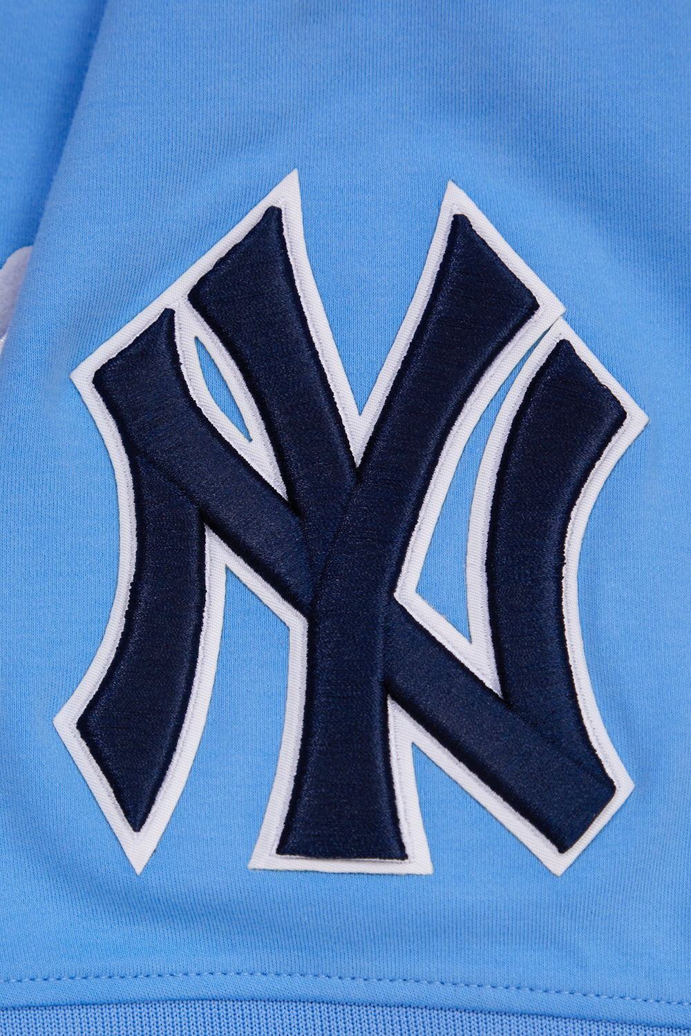 MLB NEW YORK YANKEES CLASSIC CHENILLE HAUT POUR HOMME (BLEU UNIVERSITÉ)