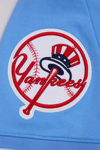 MLB NEW YORK YANKEES CLASSIC CHENILLE HAUT POUR HOMME (BLEU UNIVERSITÉ)