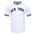 MLB NEW YORK YANKEES CLASSIC CHENILLE HAUT POUR HOMME (BLANC)