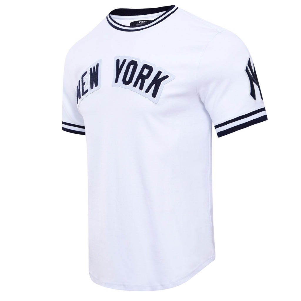 MLB NEW YORK YANKEES CLASSIC CHENILLE HAUT POUR HOMME (BLANC)