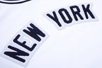 MLB NEW YORK YANKEES CLASSIC CHENILLE HAUT POUR HOMME (BLANC)