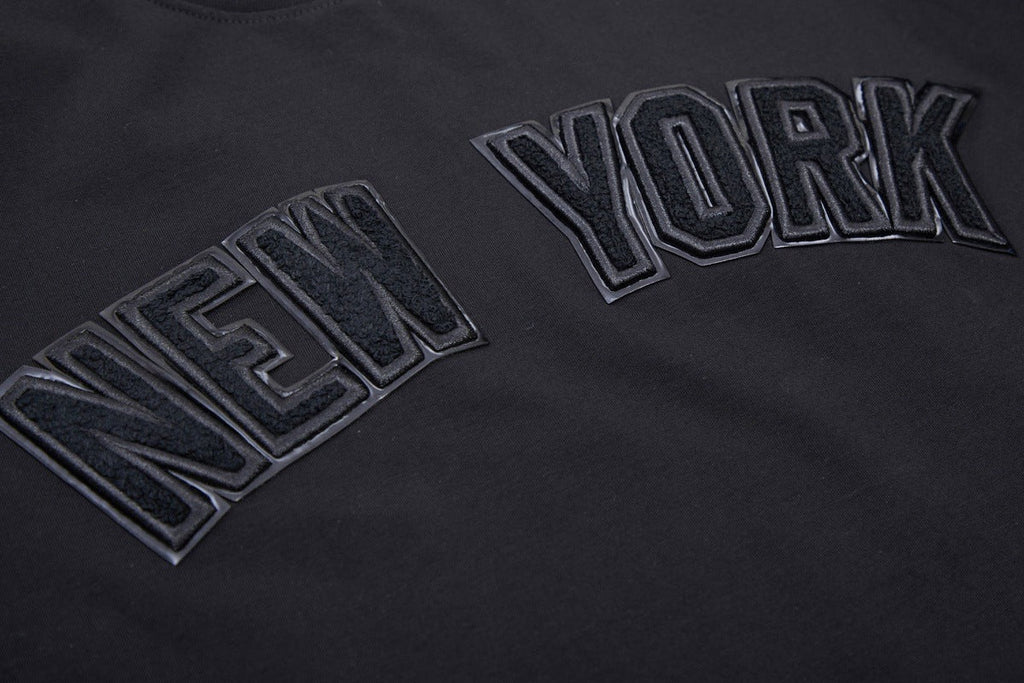 MLB NEW YORK YANKEES TRIPLE BLACK HAUT PRO TEAM À LOGO POUR HOMME (NOIR)