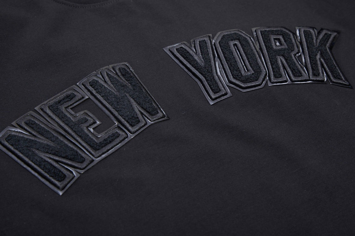 MLB NEW YORK YANKEES TRIPLE BLACK HAUT PRO TEAM À LOGO POUR HOMME (NOIR)