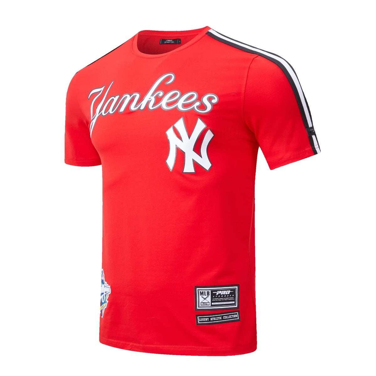 MLB NEW YORK YANKEES LOGO PRO TEAM MEN'S TAPING TOP (RED/BLACK)
