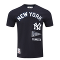 MLB NEW YORK YANKEES RETRO CLASSIC MEN'S STRIPED TOP (MIDNIGHT NAVY)